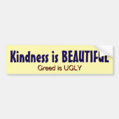 Freundlichkeit Autoaufkleber (Vorne)