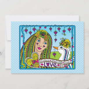 Freundlichkeit beim Geben_Flat Card 7"x5"