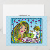 Freundlichkeit beim Geben_Flat Card 7"x5" (Vorne/Hinten)