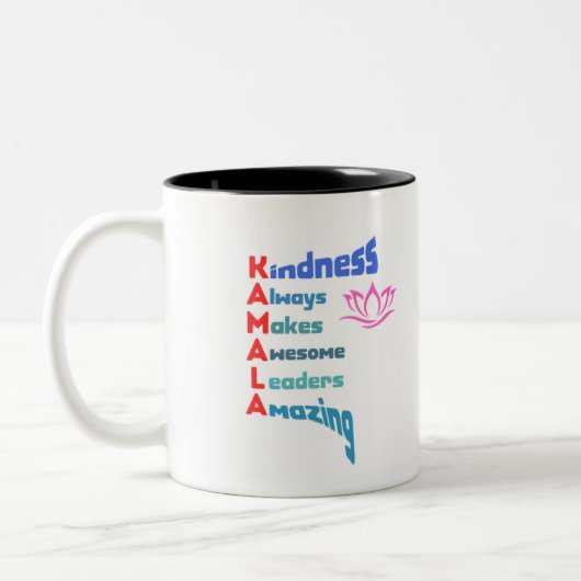 Freundlichkeit des Präsidenten Zweifarbige Tasse (Links)