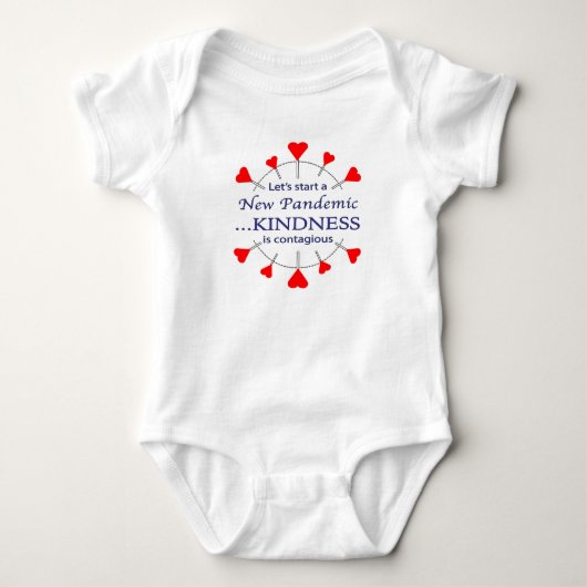 Freundlichkeit fördern baby strampler (Vorderseite)