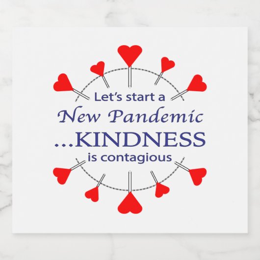 Freundlichkeit fördern bierflaschenetikett (Einzelnes Label)