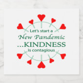 Freundlichkeit fördern bierflaschenetikett (Einzelnes Label)