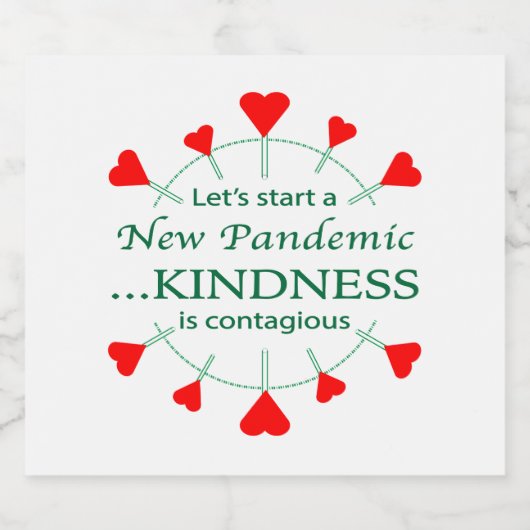 Freundlichkeit fördern bierflaschenetikett (Einzelnes Label)