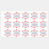 Freundlichkeit fördern etiketten (Blatt)