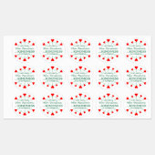 Freundlichkeit fördern etiketten (Blatt)