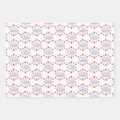 Freundlichkeit fördern geschenkpapier set (Vorderseite 3)