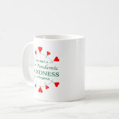 Freundlichkeit fördern kaffeetasse (Vorderseite Links)