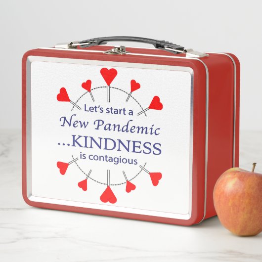 Freundlichkeit fördern metall brotdose (Beispiel)