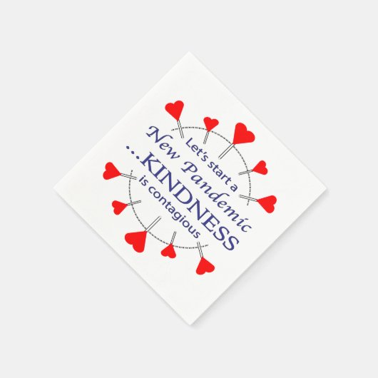 Freundlichkeit fördern serviette (Ecke)