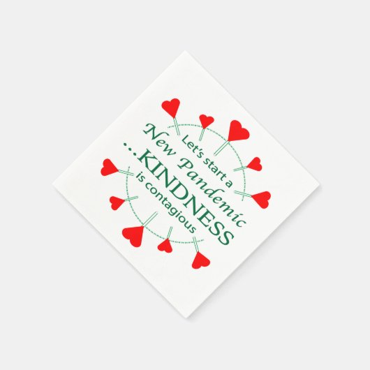 Freundlichkeit fördern serviette (Ecke)