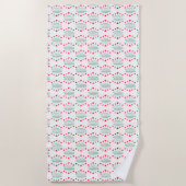 Freundlichkeit fördern strandtuch (Vorderseite)