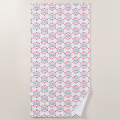 Freundlichkeit fördern strandtuch (Vorderseite)