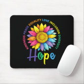 Freundlichkeit Frieden Gleichheit Liebe Hoffnung V Mousepad (Mit Mouse)