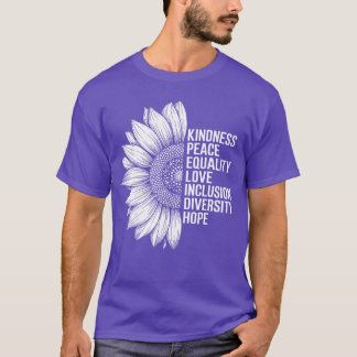 Freundlichkeit Frieden Gleichheit Liebe Hoffnung V T-Shirt