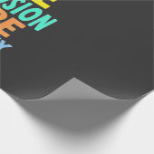 Freundlichkeit Frieden Gleichheit Liebe Inklusion Geschenkpapier (Ecke)