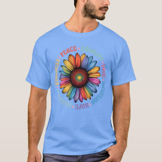 Freundlichkeit Frieden Gleichheit Liebe Inklusion T-Shirt