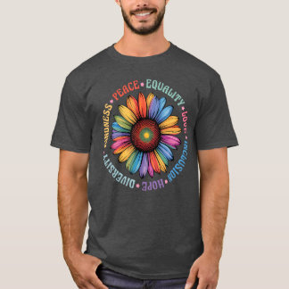 Freundlichkeit Frieden Gleichheit Liebe Inklusion T-Shirt