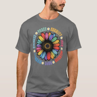 Freundlichkeit Frieden Gleichheit Liebe Inklusion T-Shirt