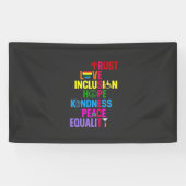 Freundlichkeit Frieden Gleichstellung Liebe Inklus Banner (Horizontal)