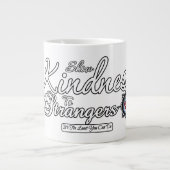 Freundlichkeit gegenüber Fremden zeigen Jumbo-Tasse (Vorderseite)