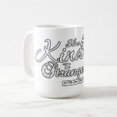 Freundlichkeit gegenüber Fremden zeigen Kaffeetasse (Vorderseite Links)