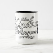 Freundlichkeit gegenüber Fremden zeigen Tasse (Zentrum)