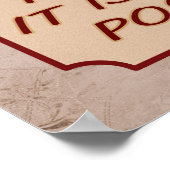 Freundlichkeit immer möglich - Dalaia Zitat — Druc Poster (Ecke)