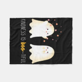 Freundlichkeit ist boo tiful Lehrer Niedlich Ghost Fleecedecke (Vorderseite (Horizontal))