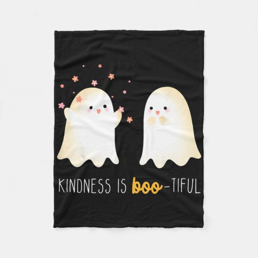 Freundlichkeit ist boo tiful Lehrer Niedlich Ghost Fleecedecke (Vorderseite)