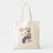 Freundlichkeit ist Chic Mädchen-Tasche Tragetasche (Rückseite)