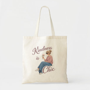 Freundlichkeit ist Chic Mädchen-Tasche Tragetasche