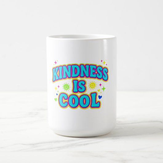 Freundlichkeit ist cool T-Shirt Kaffeetasse (Mittel)