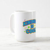 Freundlichkeit ist cool T-Shirt Kaffeetasse (Vorderseite Links)