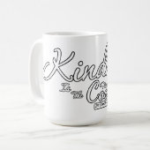 Freundlichkeit ist das neue Coole Kaffeetasse (Vorderseite Links)