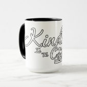 Freundlichkeit ist das neue Coole Tasse (Vorderseite Links)