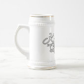 Freundlichkeit ist die Sprache Bierglas (Links)