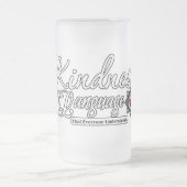 Freundlichkeit ist die Sprache Mattglas Bierglas (Mittel)