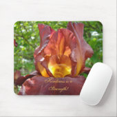 Freundlichkeit ist eine Stärke! Mousepad Iris Blum (Mit Mouse)