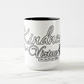 Freundlichkeit ist eine Tugend Tasse (Zentrum)