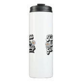 "Freundlichkeit ist frei, gib es weg" Thermosbecher (Vorderseite)