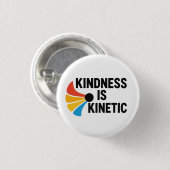 Freundlichkeit ist kinetisch button (Vorne & Hinten)
