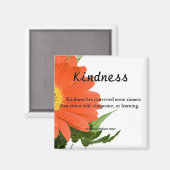 Freundlichkeit ist mächtig magnet (Vorderseite/Rückseite)