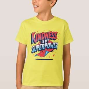 "Freundlichkeit ist meine Superkraft" Jungen T-Shi T-Shirt
