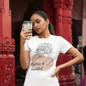 Freundlichkeit ist schön Abstrakt T-Shirt