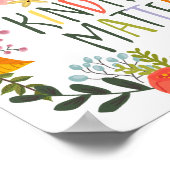 Freundlichkeit ist wichtig Inklusivität ist nett i Poster (Ecke)