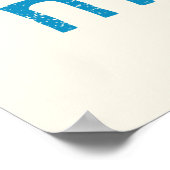 Freundlichkeit ist wichtig. Typografie-Design mit  Poster (Ecke)