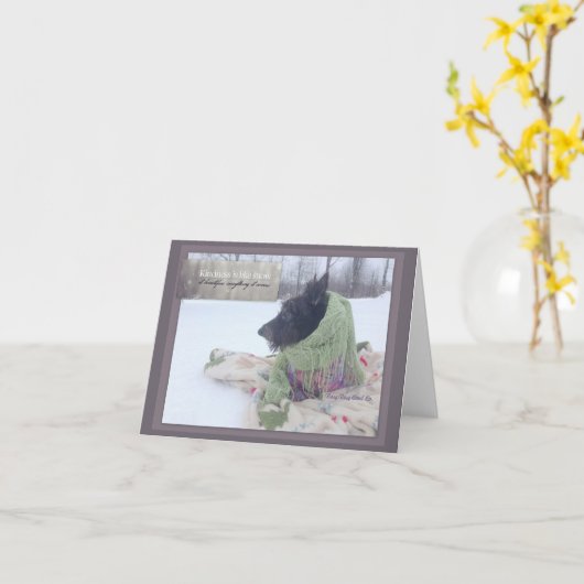 Freundlichkeit Karte (Gelbe Blume)