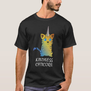 Freundlichkeit Katze Einhorn Caticorn Einheitstag T-Shirt