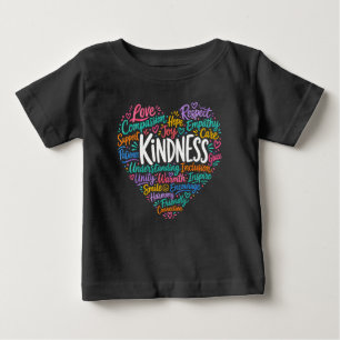 Freundlichkeit Mitgefühl Empathie und Respekt Baby T-shirt
